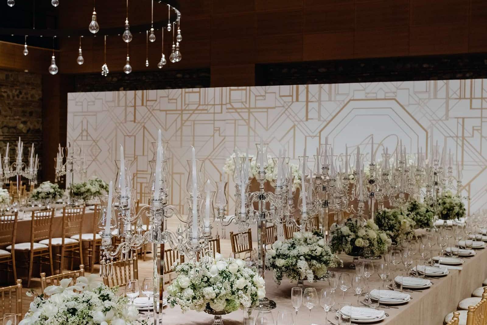 Weddings - Table set-up