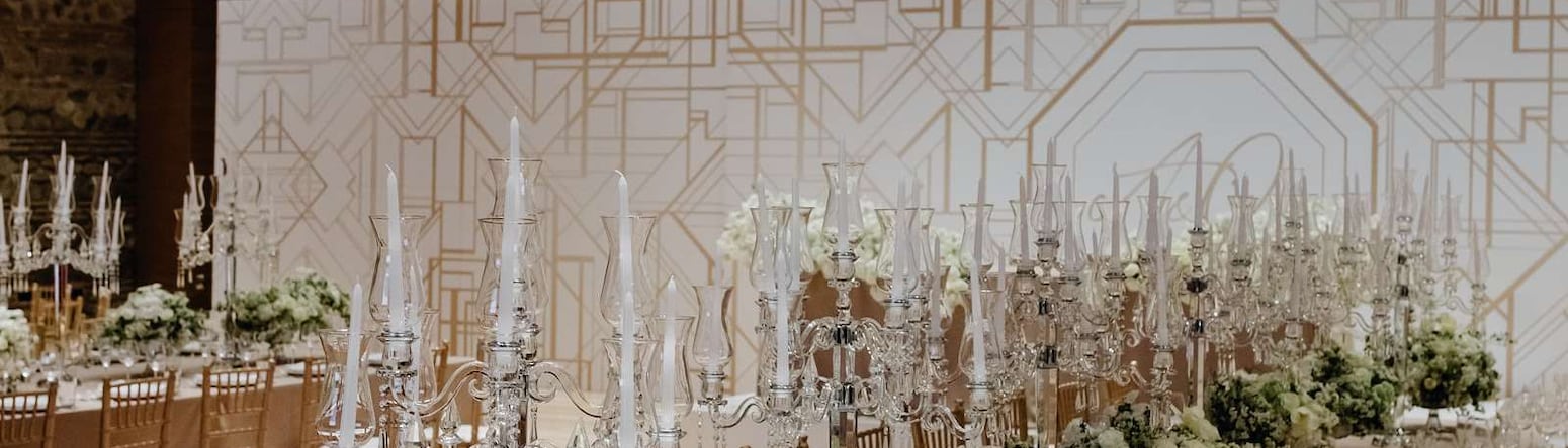 Weddings - Table set-up