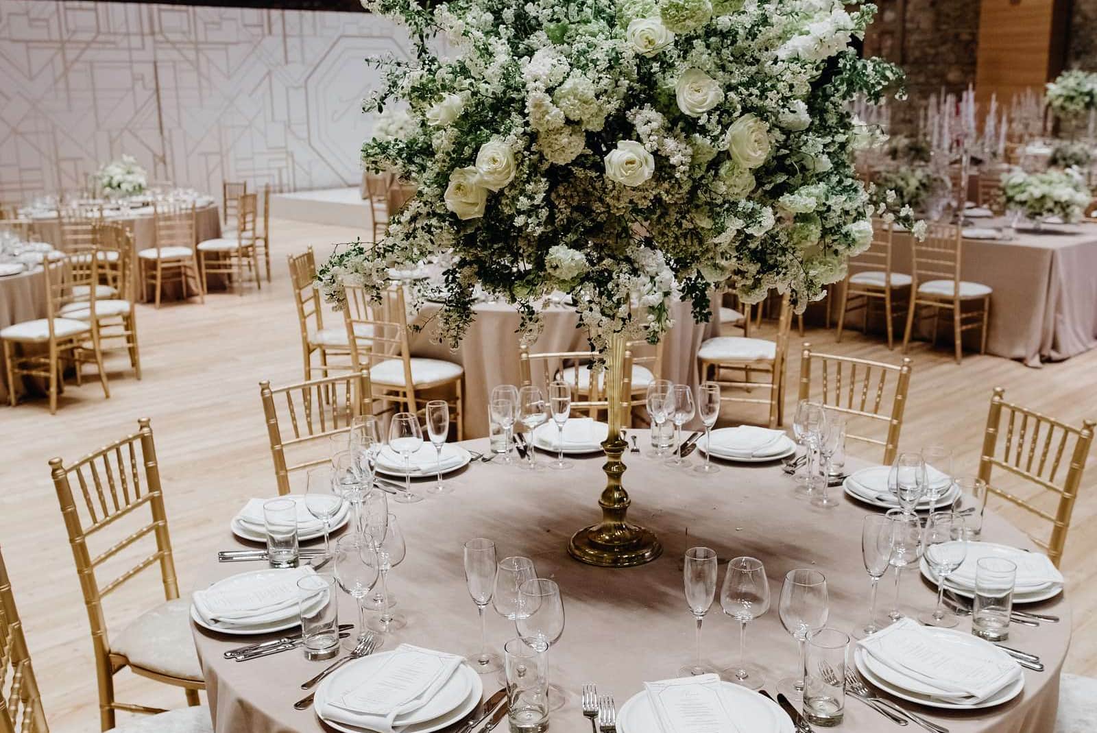 Weddings - Table set-up