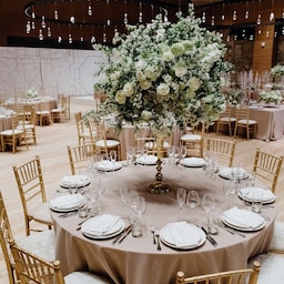 Weddings - Table set-up